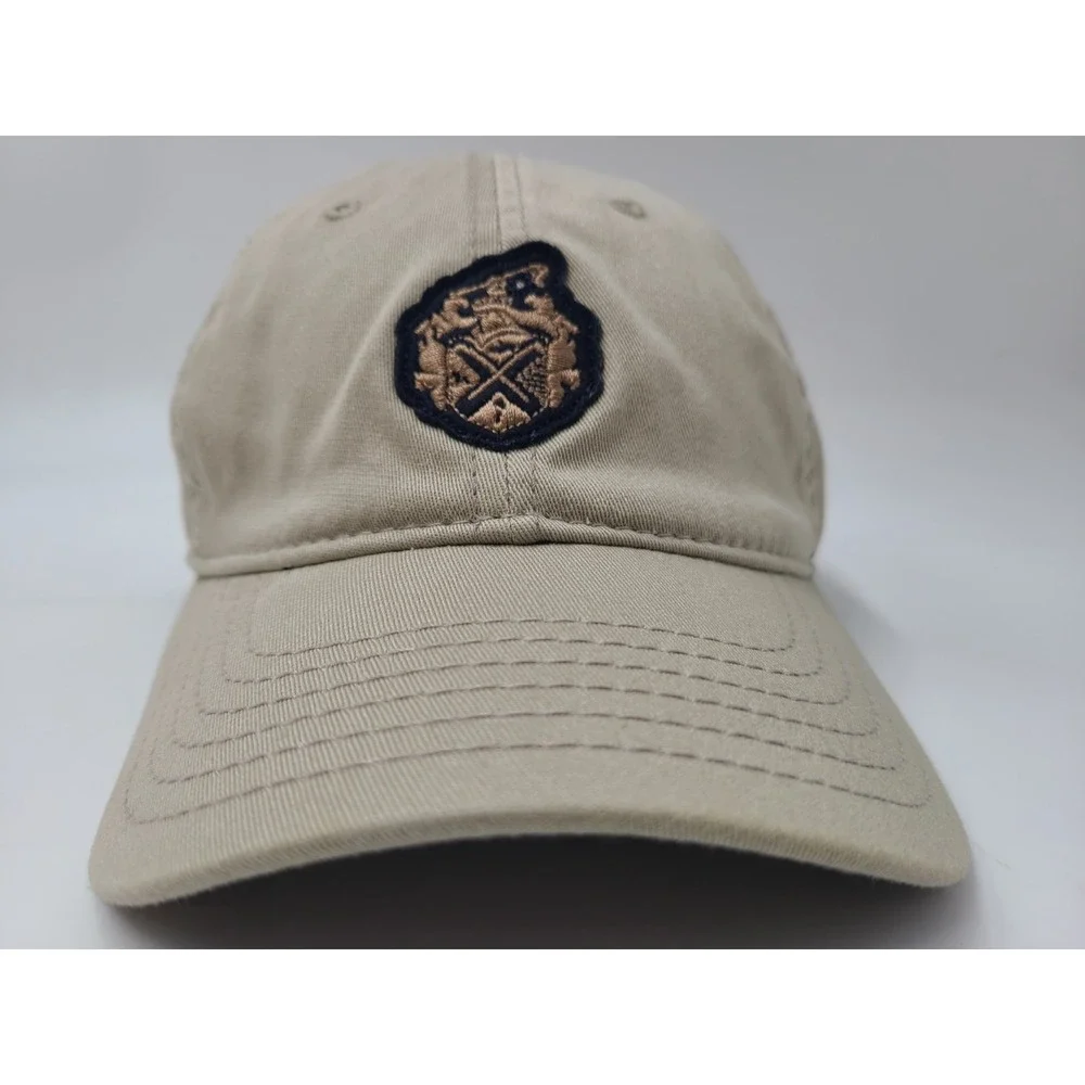 Lochinvar‎ Golf Club Flex Fitted OSFA Hat Cap Course Houston TX Men Women Beige